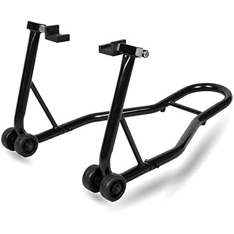 MOTOOS Motorcycle Stand Bike Rear Wheel Lift Fork Swingarm Stands Paddock Stands Black Cover