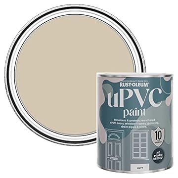 Rust-Oleum Light Brown uPVC Door and Window Paint in Matt Finish - Butterscotch 750ml