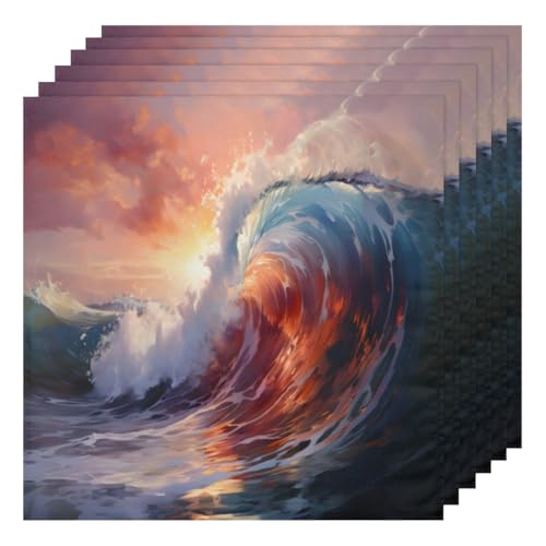 Servilletas de Tela Nature Sea Set x6 50.5x50.5 cm miniatura 1