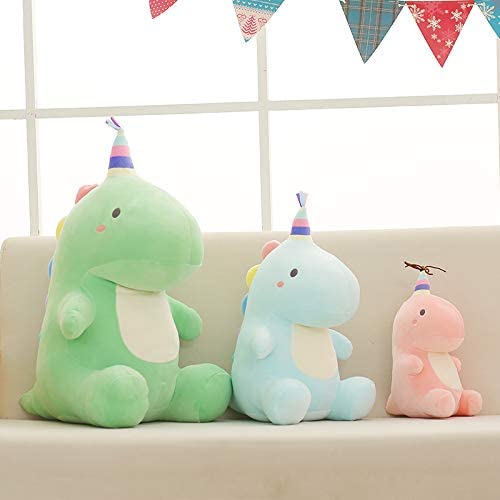 Yuesuo Plush Dinosaur Stuffed Animals Soft Toy Dino Plushies Cotton Birthday Gifts For Kids Blue 9.4 Inch #TOP3