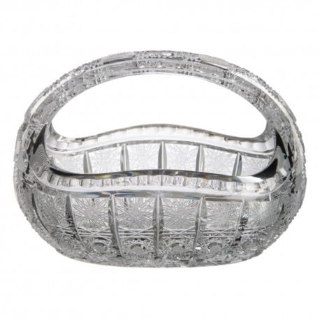 Cesta Cristal Bohemia pequeña para eliminar espacios apagados con luz