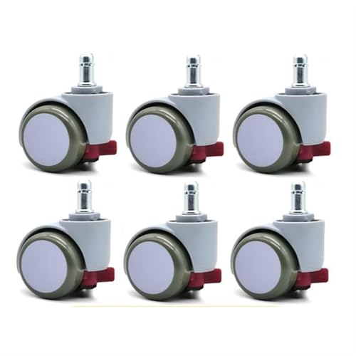 Roulette M11 frein automatique grise pour travailler au calme chez soi