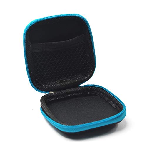 Sungpunet Mini étui de rangement carré pour écouteurs, écouteurs, câble USB, carte SD, TF, noir Cover