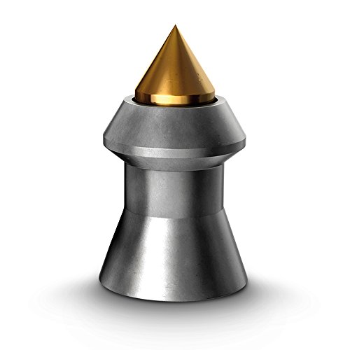 Haendler & Natermann Hornet Pointed Airgun Pellets, .177 Caliber / 9.6 Grains (225 Count), Gray (Py-P-1185) #TOP1