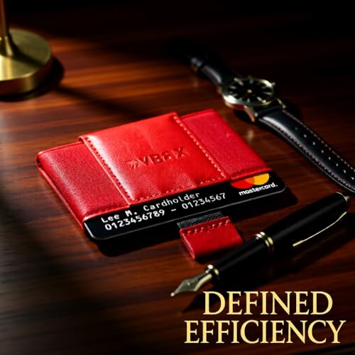 Image of Minimalist Slim Wallet Credit Card Holders - Elastic Small Front Pocket Wallet For Men Women