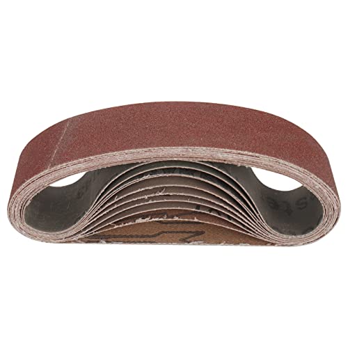 Si Fang Premium Sanding Belts Set 13 X 1.2Inch /330X30Mm, Suitable For Mini Electric Belt Sander Cutter Edges Sharpener, 120 320 600 800 1000 Assorted Grits Aluminum Oxide Sanding Belt (20Pcs) #TOP6