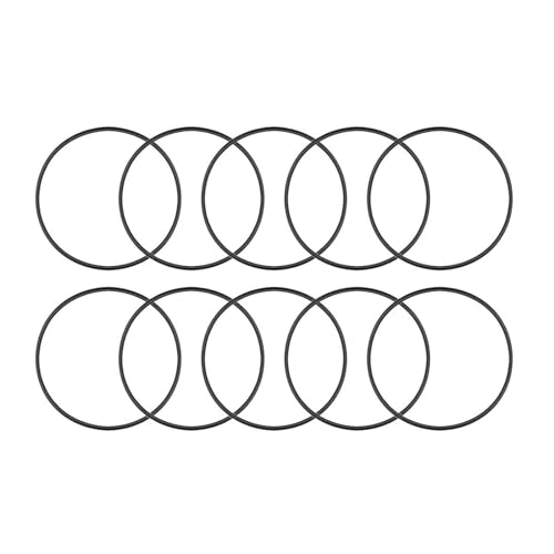 TA-VIGOR 10Pcs Nitrile Rubber O-Rings, 57mm OD 50mm ID 3.5mm Width Rubber Washers Spacer O-Rings Gasket kit, Metric Sealing Gasket for Hose, Faucet, Automotive, Plumbing