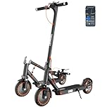 T6S Monopattino Elettrico Adulto - Ultraleggero, Ammortizzazione a Molla, Indicatori di Svolta, Potenza 350W, 35KM di Autonomia, 25 Km/h, e App, 8.5" Pneumatici Solidi, Pieghevole Scooter