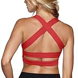 Great support - Wide straps shoulder that crisscross in back provide a significant amount of support ,It doesn’t squeeze your back in an unsightly manner and it’s incredibly comfortable,perfect for Yoga, Training,running, work out ,box,Pilates,walking,take exercise ,build up