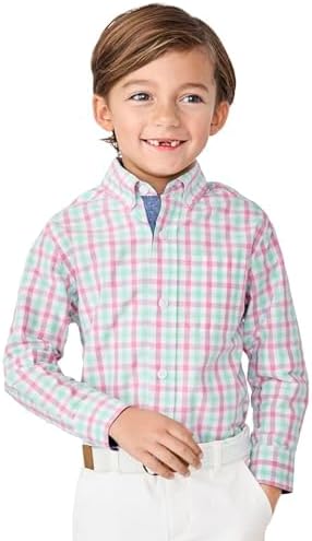 Gymboree,Baby-Boys,Family Matching Long Sleeve Button Down Shirt, Dad and Son - Image 2