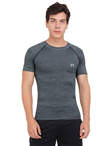 Image of NEVER LOSE Compression Swimming Tshirt Half Sleevs for Men