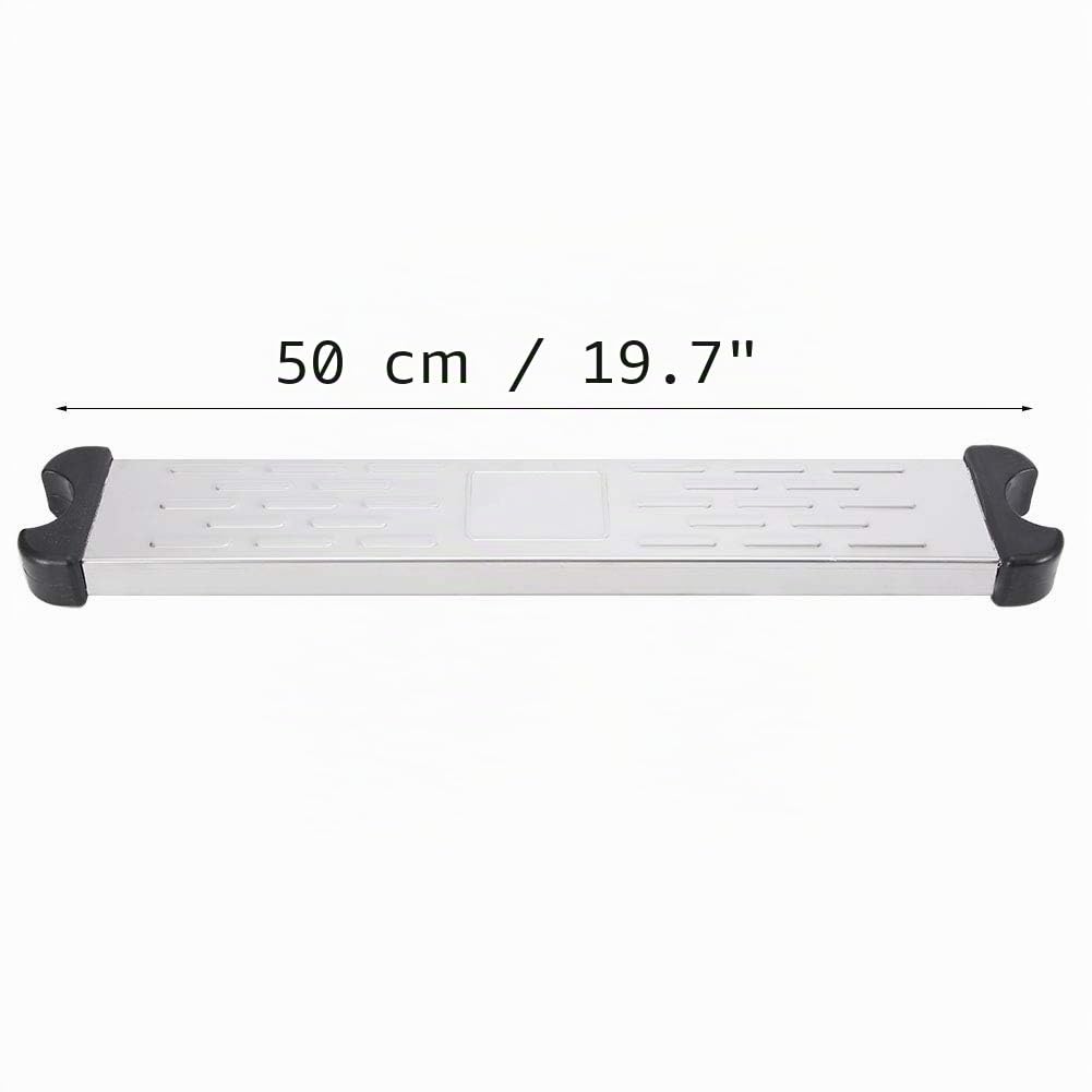 Pedal de Escalera para Piscina de Acero Inoxidable, Antideslizante, 50cm de Longitud, Peldaños de Repuesto