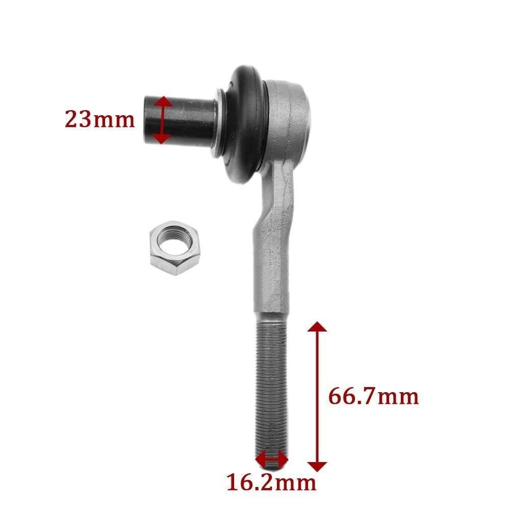 Przegub kulowy Pasuje do Audi A8 D3 2003-2010 pasuje VW Phaeton 2008-2016 4E0419811E oś przednia zewnętrzna końcówka drążka kierowniczego przegub kulisty(1pcs)
