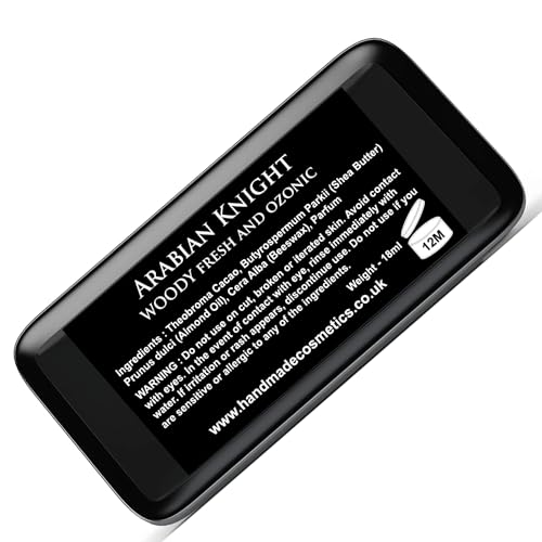 Solid Cologne For Men After Shave Aftershave balm Smoky Oud with Woody and Amber (Arabian Knight, 18ml) - Image 6