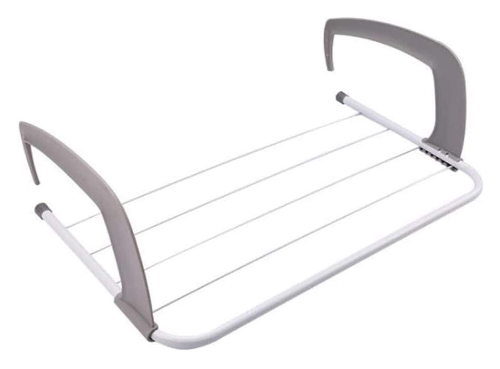 Montowany na ścianie składany stojak na buty oszczędzający miejsce stojak do suszenia butów socjalnych i ubrań – idealny na balkon o wymiarach 50 x 28 cm