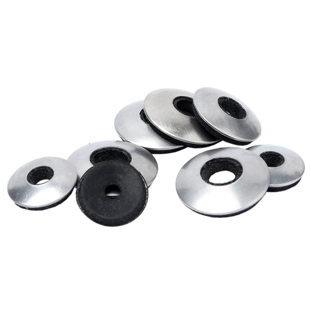 20 pezzi Rondelle di Tenuta in EPDM Acciaio inox 304 Rondella Vulcanizzata Rondelle per Viti, M6.3x16mm