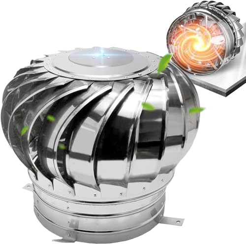 Capot de cheminée rotatif pour optimiser le tirage du poêle et ventilation - 2