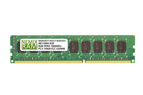8 GB (1 x 8gb) ddr3 ? 1866 MHz pc3 ? 14900 ECC UDIMM 2rx8 1.5 V�A���o�b�t�@�[�h������for�T�[�o�[/���[�N�X�e�[�V����