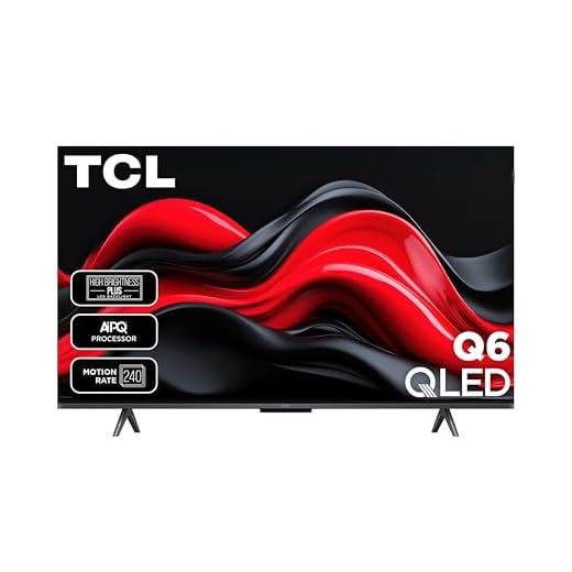 TCL 43-Inch Q65 QLED 4K UHD Smart TV with Google TV (43Q651G, 2024 Model)