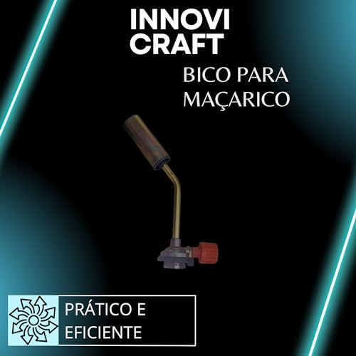 Maçarico Portátil Profissional Encaixe Maçarico Portátil Profissional Encaixe Laranja INNOVI CRAFT