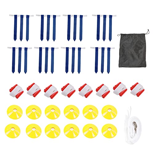 Drapeaux de football KANASI pour entraînement intérieur jeunes adultes