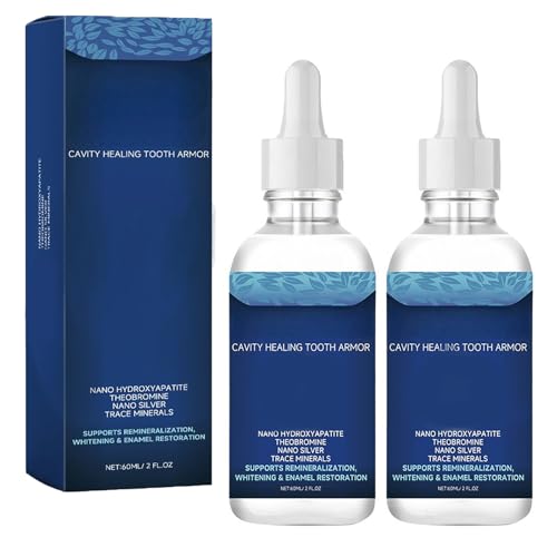 Dentite Cavity Healing Tooth Armor,Teeth Whitening, Cavity Repair & Gum Health Treatment, Enamel Strengthener, Fast-Acting Oral Care Solution (2pcs)