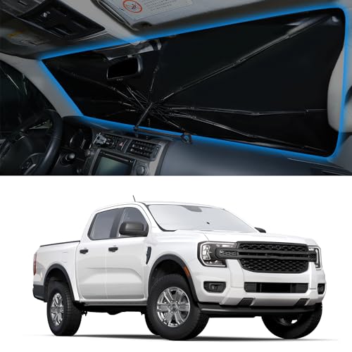 Image of Windshield Sun Shade Umbrella for 2019-2026 Ford Ranger