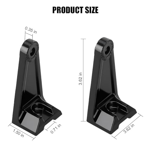 Base ajustable de barra LED para coche con soporte de montaje deslizante y kit de tornillos 2