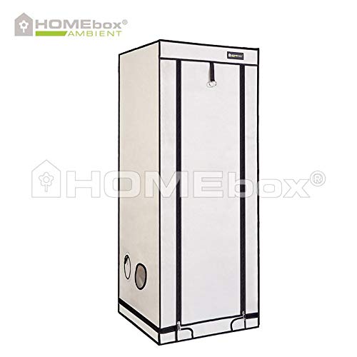 Weedness HOMEbox Ambient Q60+ Namiot do uprawy 60x60x160 cm - Namiot do uprawy w pomieszczeniach, namiot hodowlany, wodoodporny szklarnia.
