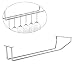 Tinksky Soportes para Tazas con Tornillos vino Soporte rack (Plata)