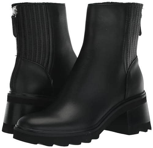 Dolce Vita Bota feminina Martey H2o Fashion, Couro preto H2o, 8.5