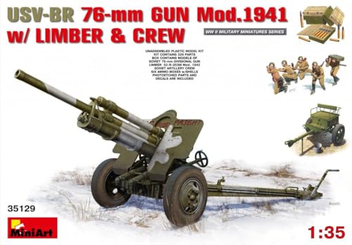 Canon de 76mm USV-BR 1941 Mini Art 35129 maquette militaire 1:35 en plastique