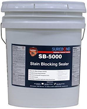 SEK Surebond SB-5000 P Stain Blocking Sealer, Water-Based Fluorinated Polymer, COLORLESS