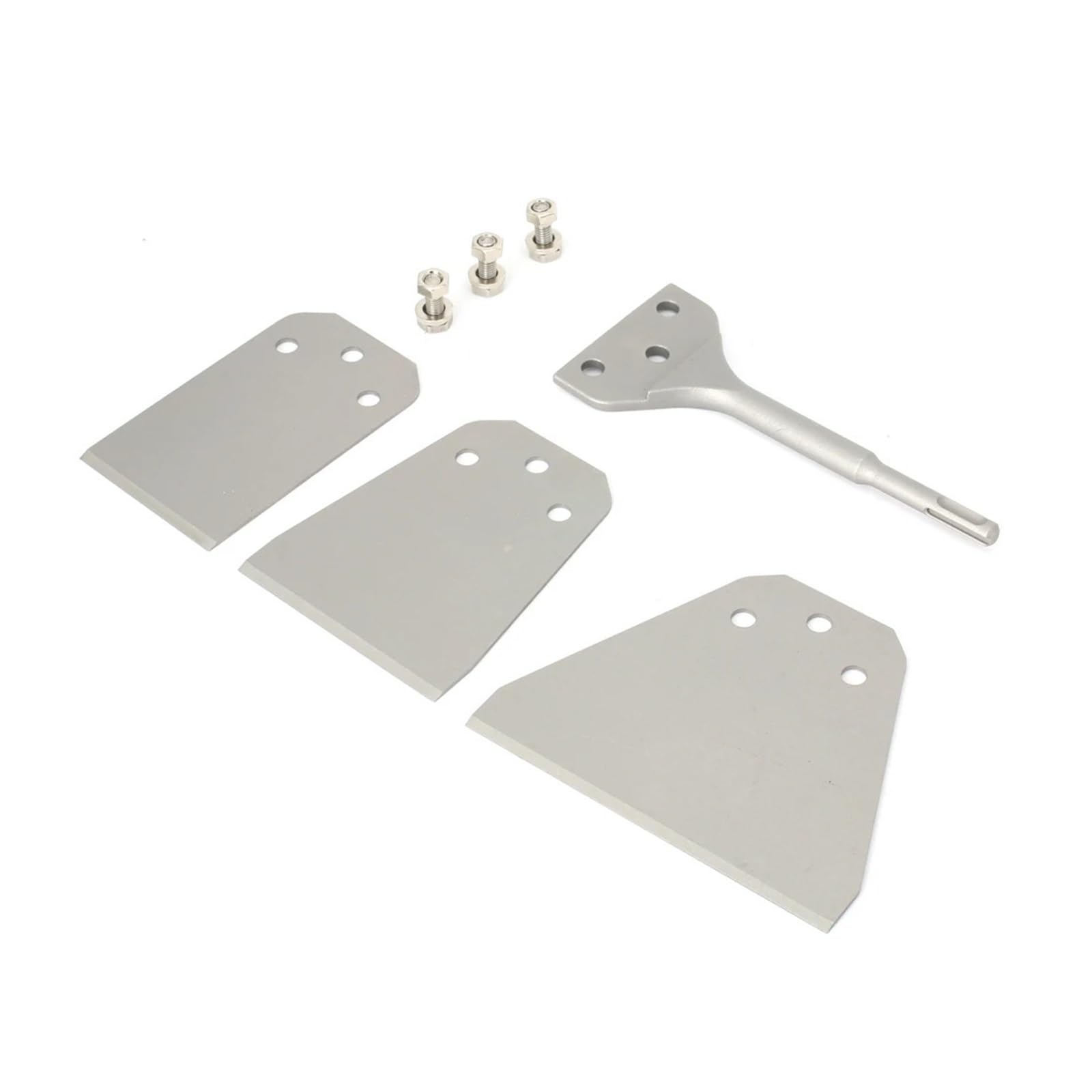 Raspador de Suelo SDS/Plus, Martillo eléctrico, Insertos reemplazables, cincel desincrustante, Pala for Azulejos, Ladrillos, hormigón, Paredes, Herramientas de extracción(5Pcs A)