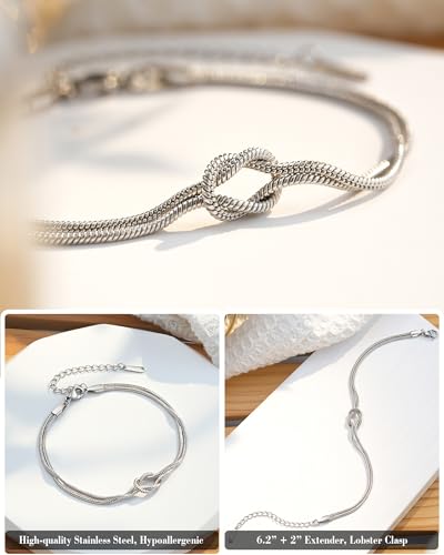 Tarsus Love Knot Bracelet Birthday Jewelry, 16th/18th/21st/30th/40th/50th Birthday Gifts for Women Her Girls Female4