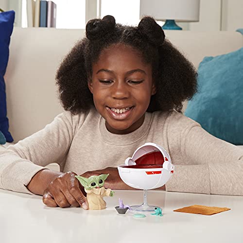 Star Wars The Bounty Collection Grogu’s Hover-Pram Pack The Child Collectible 2.25-Inch-Scale Figure With Accessories, Kids Ages 4 And Up,Multi-Colored,Standard,F2854 #TOP6