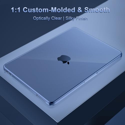 Image of Saco MacBook Neo Case Compatible with 13 inch 2026 Release Model A3404 with A18 Pro Chip, Precision Fit Crack & Scratch Resistant Protective Hard Shell Case Cover, Crystal Indigo