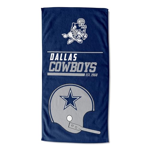 Northwest NFL Dallas Cowboys Beach Towel, 30" x 60", 40 Yard Dash Legacy