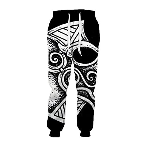 Pantalon de sport tatouage Viking idéal pour vos séances de fitness et détente