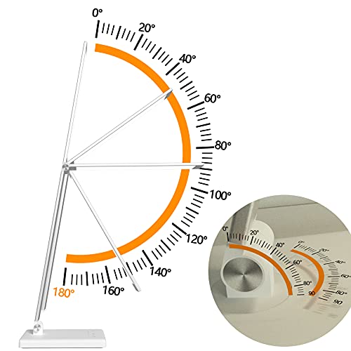 Schreibtischlampe LED Dimmbar Tischlampe Nagel 5 Farb und 10 Helligkeitsstufen Augenschutz Nachttischlampe Leselicht für… – Bild 6