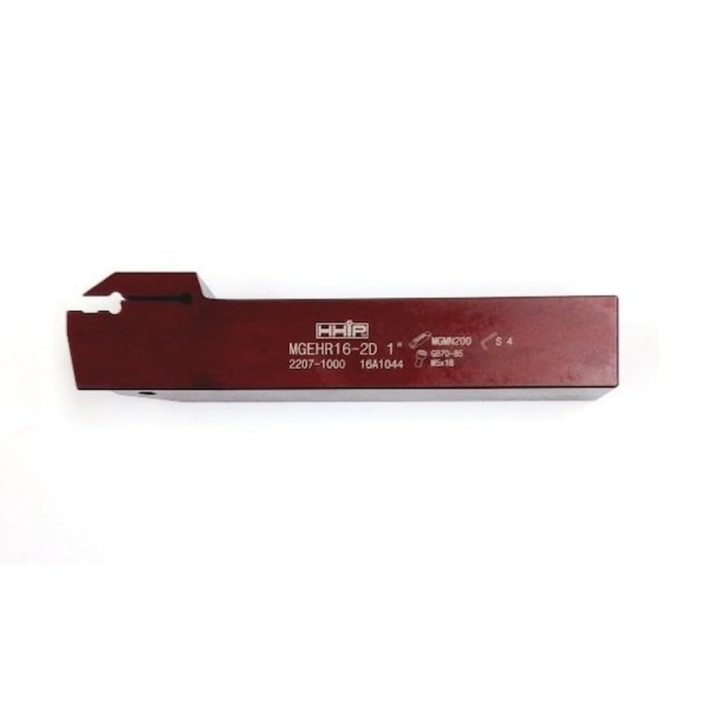HHIP 2207-1000 Right Hand MGEHR16-2D External Grooving Tool Holder, 1" x 1" x 6"