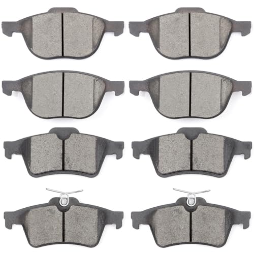 SCITOO D1044 D1095 Front Rear Ceramic Brake Pads Sets Fit ...