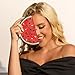 Usuisy Watermelon Slice Crystal Clutch Bag Women Fruits Evening Handbags Bridal Party Rhinestone Purse Wedding Bag,Mini,Watermelon