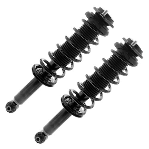 Image of Detroit Axle - 6pc Struts Sway Bars for 2014 2015 2016 Subaru Forester, 4 Front Rear Struts with Coil Springs 2 Front Sway Bars Suspension Replacement
