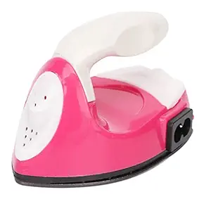 Ubersweet Mini Ironing Machine, 100 - ?240V Wrinkles Removal Waved Handle Micro Steam Iron Full Auto for Clothes (EU Plug 110 - ?240V)