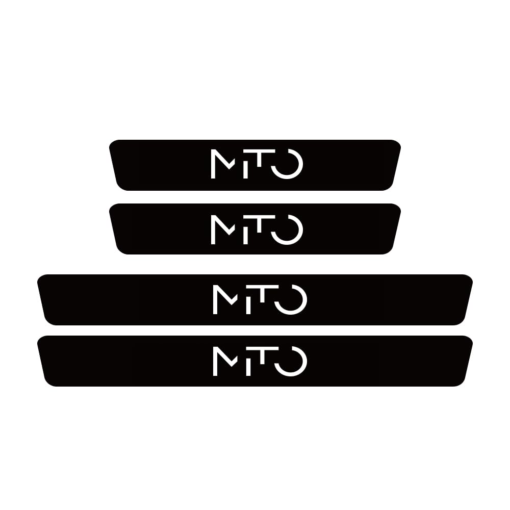 Sdyayfge Normal 4Pcs Kick Plates Car Door Sill Protector,For Alfa Romeo Mito