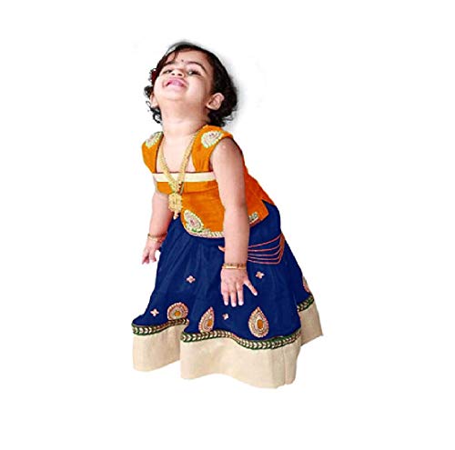 Image of Wommaniya Impex New Baby Cotton ReadyMade Lehenga Choli Dress for girls