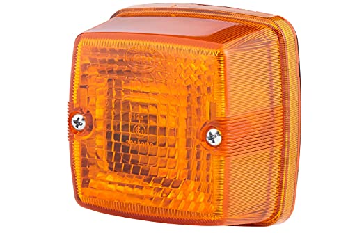 Hella 003014011 Turn Indicator 3014 Series Sq Amber P21W
