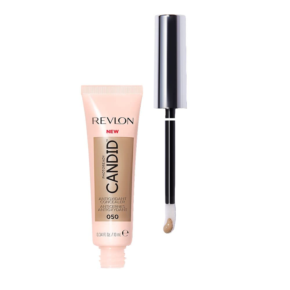 Revlon PhotoReady Candid Concealer, with Anti-Pollution, Antioxidant, Anti-Blue Light Ingredients, without Parabens, Pthalates and Fragrances; Medium Deep, 34 Fluid Oz