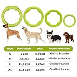 LaRoo Hund Frisbee Hundefitness Ring,Wasserspielzeug Unzerstörbare Float Hunde Disc Flugscheibe Spielzeug,Sommer Pet Training für Mittel Große und kleine Hunde